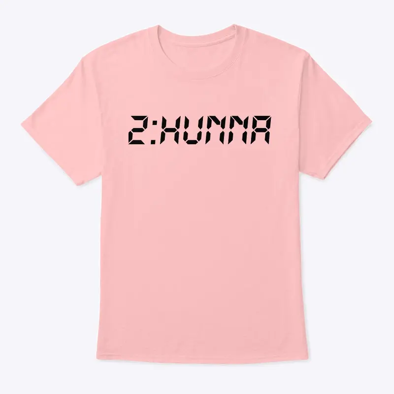 2Hunna Digital Time Tee (PINK)